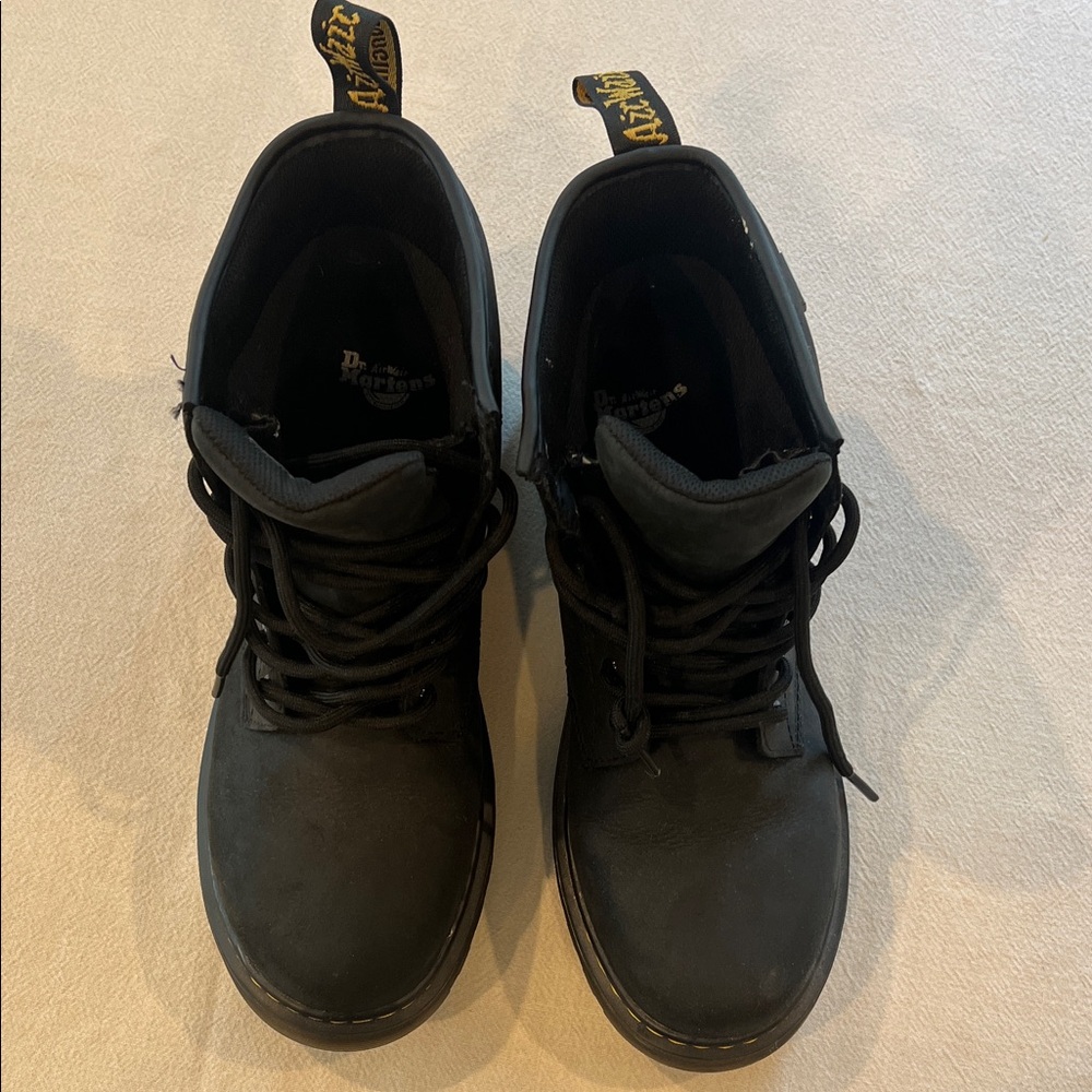 Dr. Martens Black Men's Lace-Up Work Boots